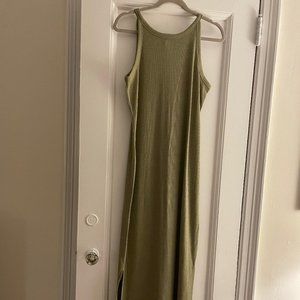 a new day Women's Maxi Dress, Color olive green, Size M